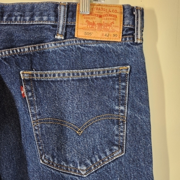 Levi's 505 Jeans Mens, sz 42 - Picture 3 of 7